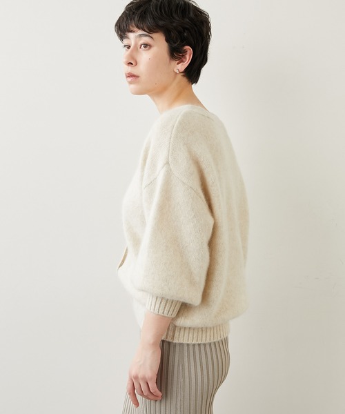Whim Gazette（ウィムガゼット）の「ヤク2WAYカーディガン