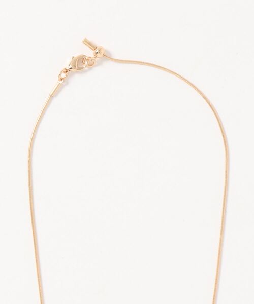 LOWRYS FARM（ローリーズファーム）の「モチーフトップスライドネックレス　265406（ネックレス・レディース・シルバー/ゴールド・FREE）」の3枚目の写真