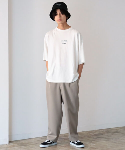 BeAMS DOT（ビームスドット）の「【WEB限定】BeAMS DOT / タイポグラフィ― Tシャツ（Tシャツ/カットソー・メンズ・ホワイト/グリーン系その他・MEDIUM/LARGE）」の5枚目の写真