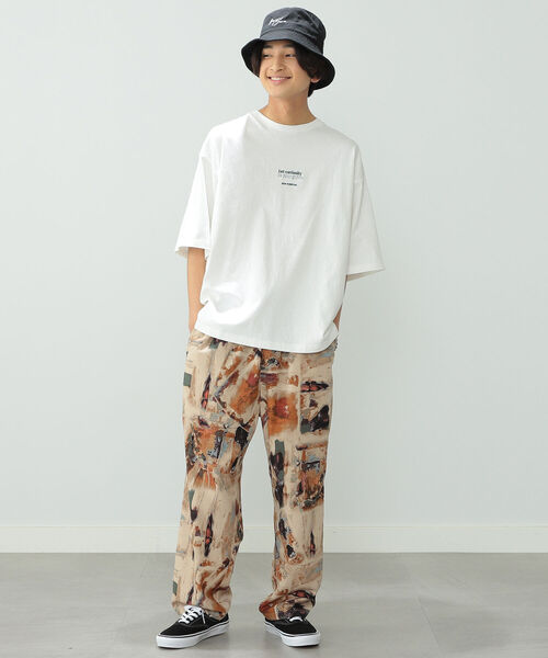 BeAMS DOT（ビームスドット）の「【WEB限定】BeAMS DOT / タイポグラフィ― Tシャツ（Tシャツ/カットソー・メンズ・ホワイト/グリーン系その他・MEDIUM/LARGE）」の7枚目の写真