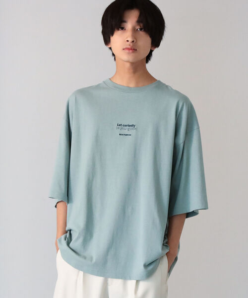 BeAMS DOT（ビームスドット）の「【WEB限定】BeAMS DOT / タイポグラフィ― Tシャツ（Tシャツ/カットソー・メンズ・ホワイト/グリーン系その他・MEDIUM/LARGE）」の9枚目の写真