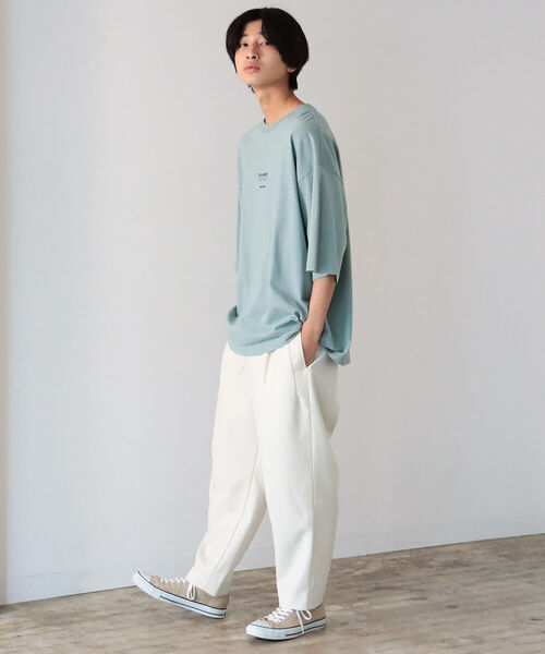 BeAMS DOT（ビームスドット）の「【WEB限定】BeAMS DOT / タイポグラフィ― Tシャツ（Tシャツ/カットソー・メンズ・ホワイト/グリーン系その他・MEDIUM/LARGE）」の11枚目の写真