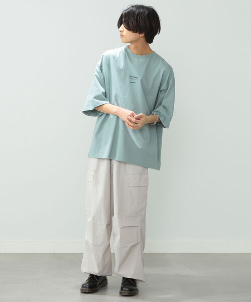 BeAMS DOT（ビームスドット）の「【WEB限定】BeAMS DOT / タイポグラフィ― Tシャツ（Tシャツ/カットソー・メンズ・ホワイト/グリーン系その他・MEDIUM/LARGE）」の13枚目の写真