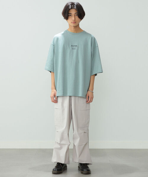 BeAMS DOT（ビームスドット）の「【WEB限定】BeAMS DOT / タイポグラフィ― Tシャツ（Tシャツ/カットソー・メンズ・ホワイト/グリーン系その他・MEDIUM/LARGE）」の14枚目の写真
