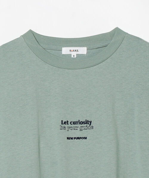 BeAMS DOT（ビームスドット）の「【WEB限定】BeAMS DOT / タイポグラフィ― Tシャツ（Tシャツ/カットソー・メンズ・ホワイト/グリーン系その他・MEDIUM/LARGE）」の16枚目の写真