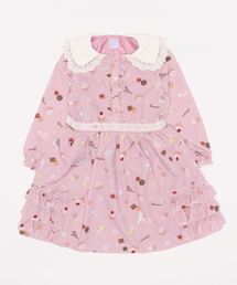 axes femme（アクシーズファム）の「スイーツ柄ロマンティックＯＰ（ワンピース・キッズ）」