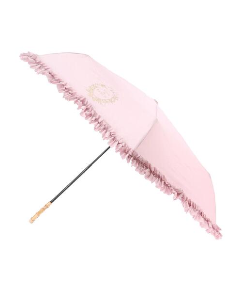 新品　ヒートカットフリル日傘　メゾン ド フルール　MaisondeFLEUR ヒートカットフリル長傘/Maison de FLEUR（メゾン ド フルール