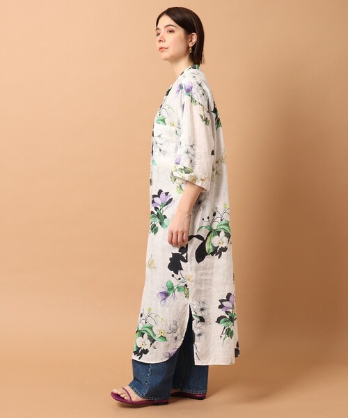 美品 ドレステリア ボタニカルプリント ワンピース 38サイズ DRESSTERIOR(ドレステリア)の「◇DRAWELL(ドロウェル