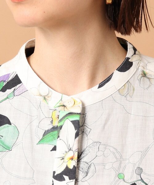 美品　ドレステリア　ボタニカルプリント　ワンピース　38サイズ DRESSTERIOR（ドレステリア）の「◇DRAWELL(ドロウェル