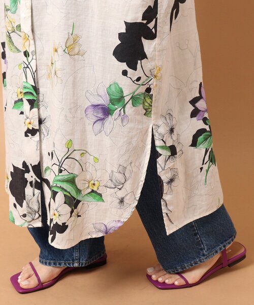 美品　ドレステリア　ボタニカルプリント　ワンピース　38サイズ DRESSTERIOR（ドレステリア）の「◇DRAWELL(ドロウェル