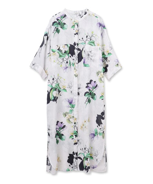美品 ドレステリア ボタニカルプリント ワンピース 38サイズ DRESSTERIOR(ドレステリア)の「◇DRAWELL(ドロウェル