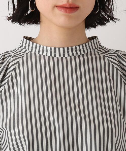 OPAQUE.CLIP（オペークドットクリップ）の「◆コットンタイプライター ボリュームスリーブブラウス（シャツ/ブラウス・レディース・ベージュ/ブラック系2/ホワイト系/ブルー系2・38/36/40/42）」の8枚目の写真