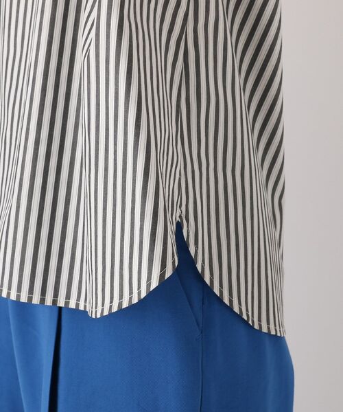 OPAQUE.CLIP（オペークドットクリップ）の「◆コットンタイプライター ボリュームスリーブブラウス（シャツ/ブラウス・レディース・ベージュ/ブラック系2/ホワイト系/ブルー系2・38/36/40/42）」の10枚目の写真