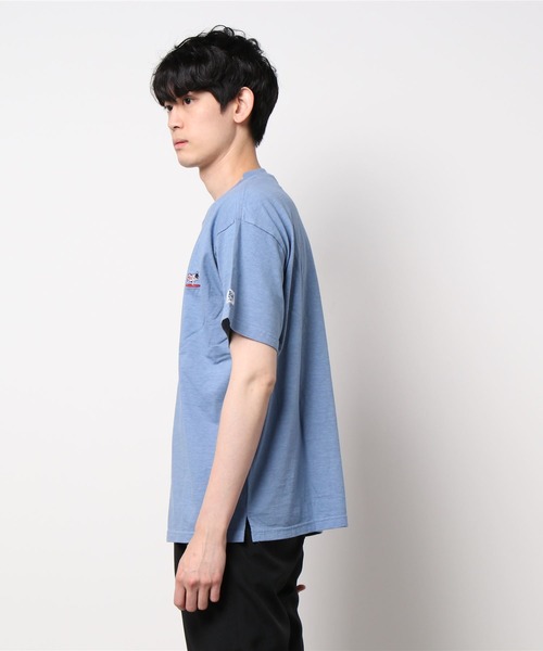 The Endless Summer（エンドレスサマー）の「TES ORGANIC COTTON HUNTINGTON BIG T-SHIRT / オーガニックコットンTシャツ（Tシャツ/カットソー・メンズ・イエロー/ネイビー/サックスブルー/ホワイト/カーキ/ダークグリーン/ブラック・SMALL/X-LARGE/MEDIUM/LARGE）」の18枚目の写真