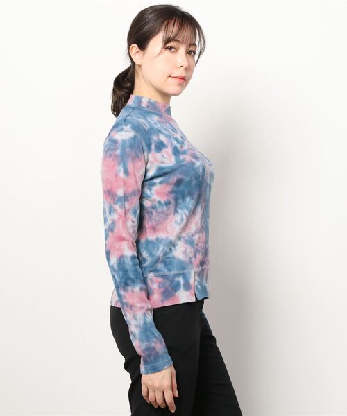 EACH.(イーチ)の「EACH タイダイロングスリーブTシャツ(Tシャツ/カットソー・レディース・ブルー/グリーン/レッド・FREE)」の4枚目の写真