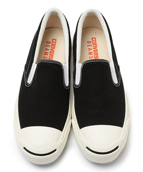 BEAMS(ビームス)の「CONVERSE×BEAMS / 別注 スリッポン 15SS(スニーカー・メンズ・ブラック/サックスブルー・6/6.5/7/7.5/8/8.5/9/9.5/10.5)」の3枚目の写真