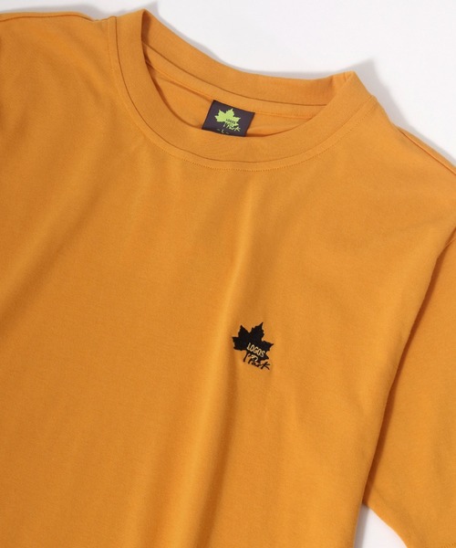 LOGOS（ロゴス）の「LOGOS/ロゴス ワンポイント刺繍 半袖Tシャツ 吸汗速乾（Tシャツ/カットソー・メンズ・ホワイト/ライトブルー/ベージュ/ネイビー/グレー/オリーブ/サックスブルー/イエロー/ワイン・LL/M/L）」の9枚目の写真