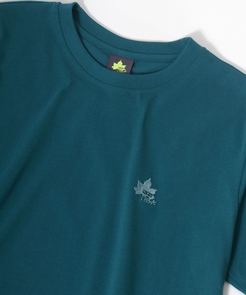 LOGOS（ロゴス）の「LOGOS/ロゴス ワンポイント刺繍 半袖Tシャツ 吸汗速乾（Tシャツ/カットソー・メンズ・ホワイト/ライトブルー/ベージュ/ネイビー/グレー/オリーブ/サックスブルー/イエロー/ワイン・LL/M/L）」の6枚目の写真