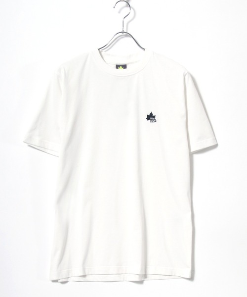 LOGOS（ロゴス）の「LOGOS/ロゴス ワンポイント刺繍 半袖Tシャツ 吸汗速乾（Tシャツ/カットソー・メンズ・ホワイト/ライトブルー/ベージュ/ネイビー/グレー/オリーブ/サックスブルー/イエロー/ワイン・LL/M/L）」の15枚目の写真