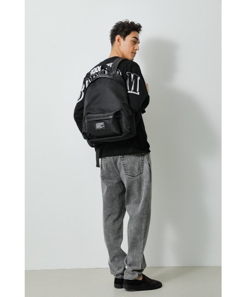AZUL by moussy(アズールバイマウジー)の「HIGH DENSITY NYLON BACK PACK/ハイデンシティーナイロンバックパック(バックパック/リュック・メンズ・ブラック・FREE)」の3枚目の写真