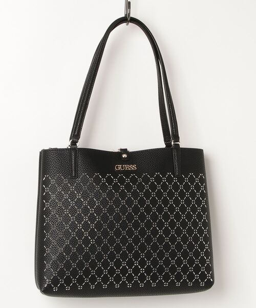 Guess(ゲス)の「AMARA Society Carryall(トートバッグ・レディース・ブラック/ベージュ/パープル/ピンク・ONE SIZE)」の13枚目の写真