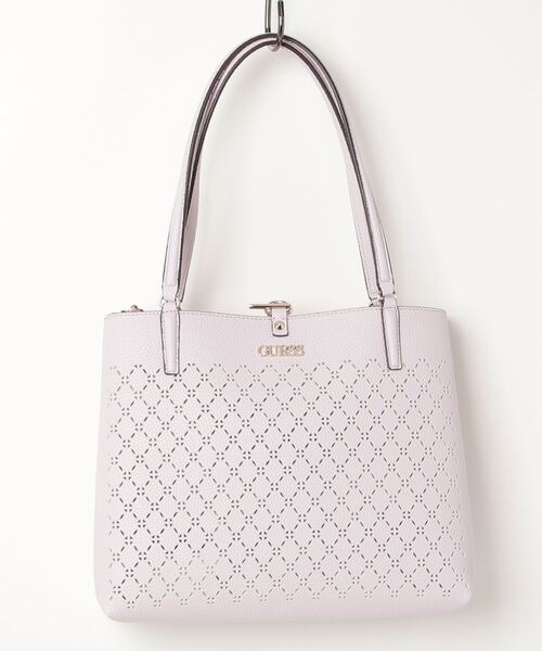 Guess(ゲス)の「AMARA Society Carryall(トートバッグ・レディース・ブラック/ベージュ/パープル/ピンク・ONE SIZE)」の14枚目の写真