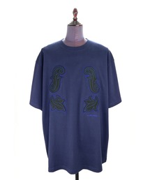 elephant TRIBAL fabrics | elephant TRIBAL fabrics  Code Embroidery T-SH(Tシャツ/カットソー)