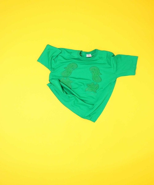 elephant TRIBAL fabrics（エレファントトライバルファブリックス）の「elephant TRIBAL fabrics  Code Embroidery T-SH（Tシャツ/カットソー・メンズ・ネイビー/ボルドー/ブラック/グリーン・LARGE/X-SMALL/SMALL/MEDIUM）」の5枚目の写真