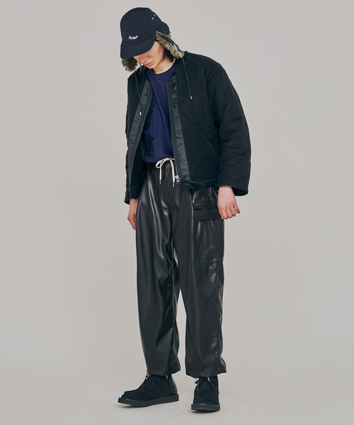 elephant TRIBAL fabrics（エレファントトライバルファブリックス）の「elephant TRIBAL fabrics  Code Embroidery T-SH（Tシャツ/カットソー・メンズ・ネイビー/ボルドー/ブラック/グリーン・LARGE/X-SMALL/SMALL/MEDIUM）」の9枚目の写真