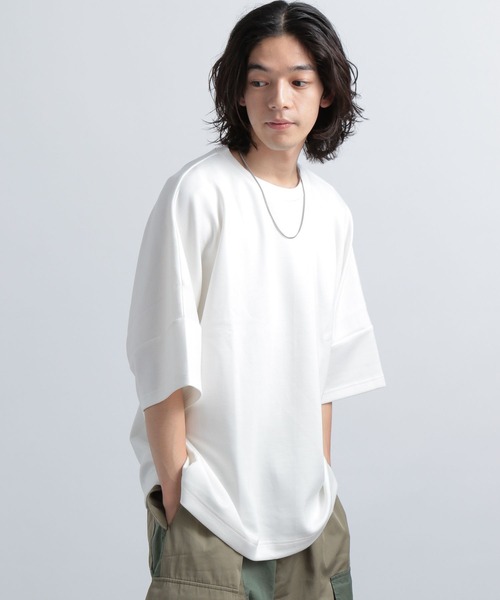 HARE(ハレ)の「ドルマンポンチカットソー(HARE)(Tシャツ/カットソー・メンズ・オフホワイト/ブラック/グレー/ブルー/グリーン/カーキ/ホワイト/グリーン系その他・FREE)」の2枚目の写真