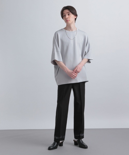 HARE(ハレ)の「ドルマンポンチカットソー(HARE)(Tシャツ/カットソー・メンズ・オフホワイト/ブラック/グレー/ブルー/グリーン/カーキ/ホワイト/グリーン系その他・FREE)」の16枚目の写真