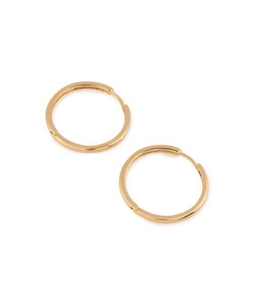 ADAM ET ROPE'（アダムエロペ）の「【LES BIJOUX】フープピアス (Large)（ピアス（両耳用）・レディース・シルバー/ゴールド・FREE）」の6枚目の写真