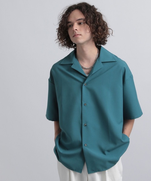 HARE(ハレ)の「BIGカイキンシャツ(HARE)(シャツ/ブラウス・メンズ・ブラック/ベージュ/グリーン/ブルー/ブルー系その他/グレー系その他/ブラック系その他・SMALL/MEDIUM)」の7枚目の写真