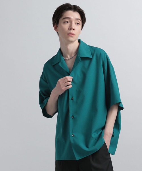 HARE(ハレ)の「BIGカイキンシャツ(HARE)(シャツ/ブラウス・メンズ・ブラック/ベージュ/グリーン/ブルー/ブルー系その他/グレー系その他/ブラック系その他・SMALL/MEDIUM)」の19枚目の写真