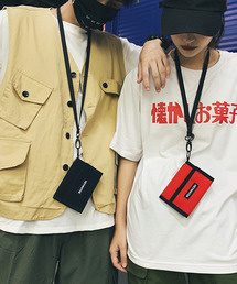 c.u.l（シーユーエル）の「【c.u.l】ユニセックス 三つ折りネックウォレット cula369（コインケース・メンズ）」