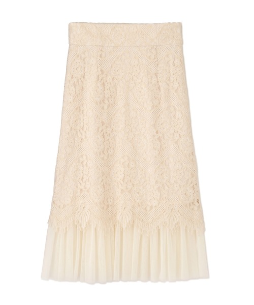 JILL STUART（ジルスチュアート）の「◆アリスレーススカート（スカート・レディース・ホワイト/ブルー・2/0/4）」の16枚目の写真