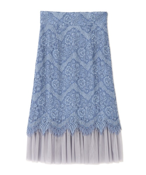 JILL STUART（ジルスチュアート）の「◆アリスレーススカート（スカート・レディース・ホワイト/ブルー・2/0/4）」の19枚目の写真