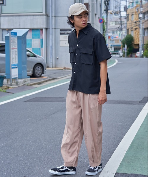 SETUP7(セットアップセブン)の「次世代シルエット【SETUP7】オーバーサイズテーパードパンツ KNF ※(その他パンツ・メンズ・ホワイト/ブラック/ベージュ/グレー・4/5)」の16枚目の写真