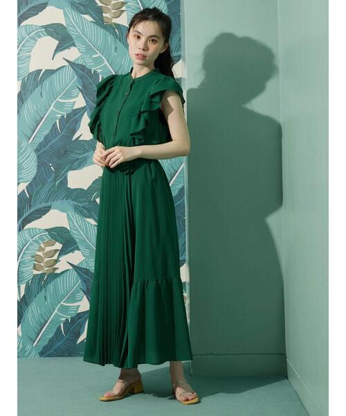 Green　Parks（グリーンパークス）の「・furry rate フリルショルダーブラウス（シャツ/ブラウス・レディース・グリーン/ベージュ/ブラック・FREE）」の15枚目の写真