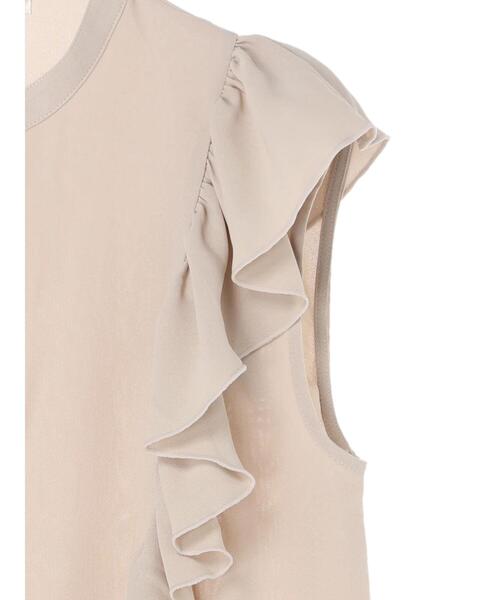 Green　Parks（グリーンパークス）の「・furry rate フリルショルダーブラウス（シャツ/ブラウス・レディース・グリーン/ベージュ/ブラック・FREE）」の21枚目の写真