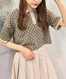 INGNI | ジャガード柄ポロ襟トップス(Tシャツ/カットソー)