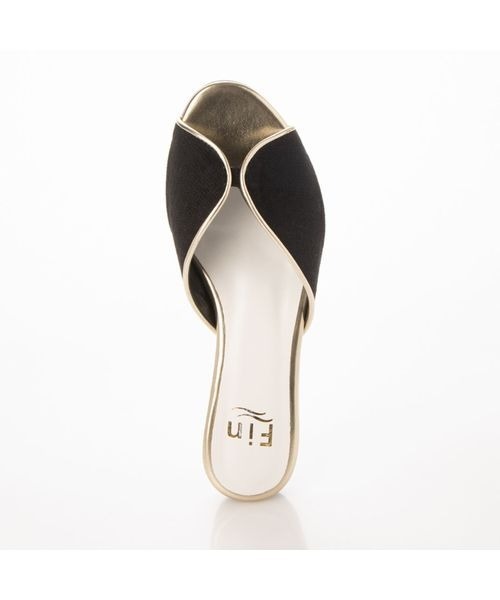 Fin（フィン）の「バタフライフラットミュール【低反発スポンジ入り】（サンダル・レディース・パープル/ブラウン/ベージュ/ブラック/ゴールド・S/L/LL/M）」の8枚目の写真