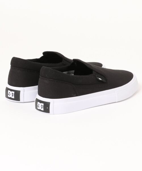 DC SHOES（ディーシーシューズ）の「MANUAL SLIP-ON TXSE/DCスリッポン（スリッポン・メンズ・ブラック×ホワイト・26.5cm/24cm/24.5cm/25.5cm/27.5cm/23.5cm/26cm/28cm/25cm/27cm/23cm）」の6枚目の写真