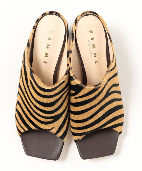 Ray BEAMS（レイビームス）の「REMME / Pony MULE（サンダル・レディース・ブラウン・38/39/35/36/37）」の5枚目の写真