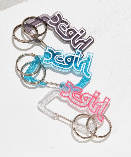 X-girl(エックスガール)の「MILLS LOGO CARABINER(キーホルダー・レディース・ライトブルー/シルバー/ブラック・ONE SIZE)」の10枚目の写真