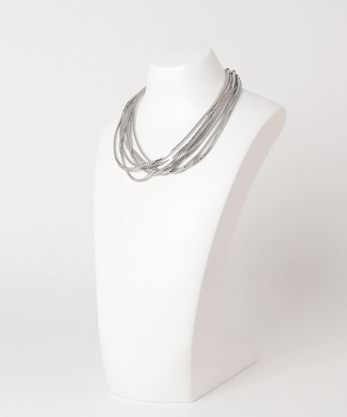 atmos pink（アトモスピンク）の「atmos pink スネークボリュームネックレス（ネックレス・レディース・シルバー/ゴールド・FREE）」の7枚目の写真