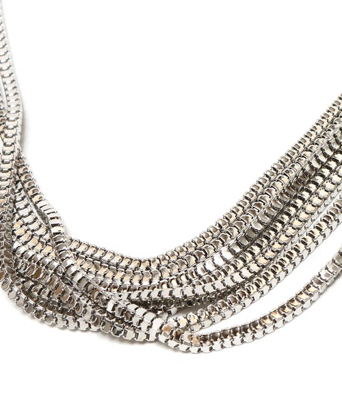 atmos pink（アトモスピンク）の「atmos pink スネークボリュームネックレス（ネックレス・レディース・シルバー/ゴールド・FREE）」の9枚目の写真