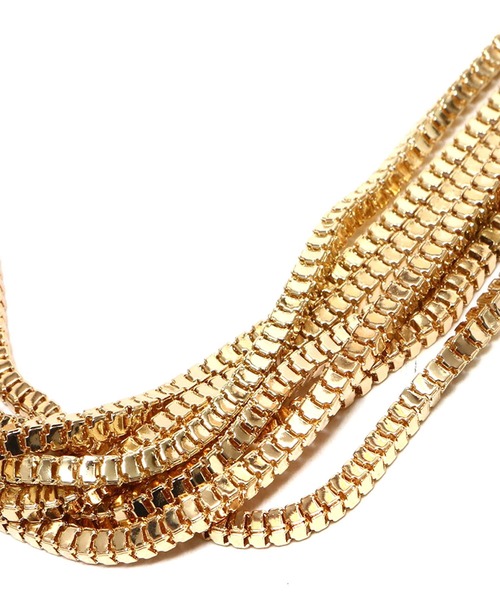 atmos pink（アトモスピンク）の「atmos pink スネークボリュームネックレス（ネックレス・レディース・シルバー/ゴールド・FREE）」の6枚目の写真