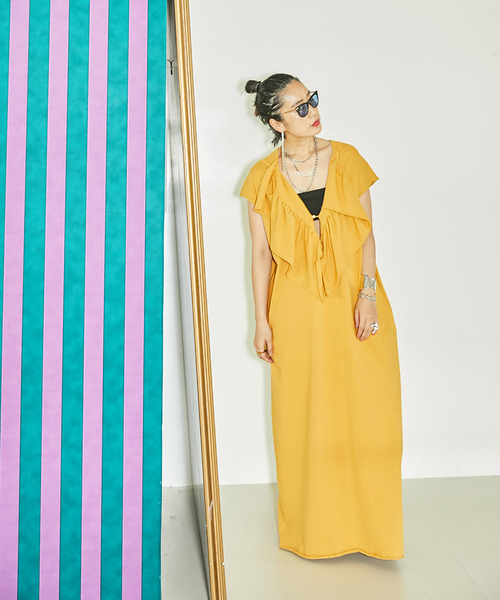 セール】DOZUME FRILL DRESS：ワンピース（ワンピース