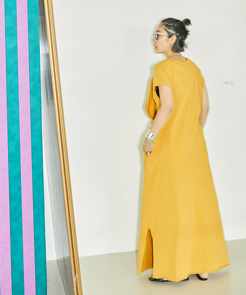 CITYSHOP（シティーショップ）の「DOZUME FRILL DRESS：ワンピース（ワンピース・レディース・ブラック/イエロー・36/38）」の21枚目の写真